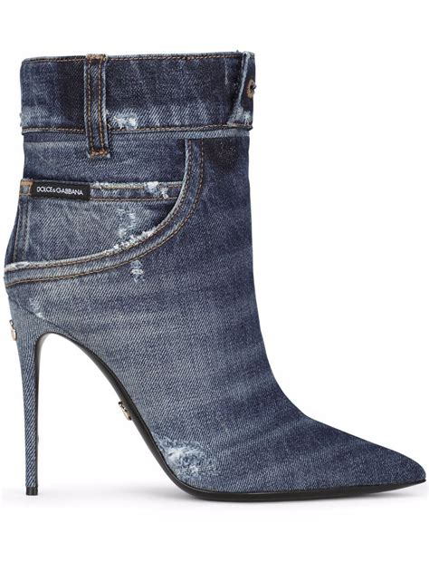 dolce gabbana denim shoes|dolce & gabbana shoes women.